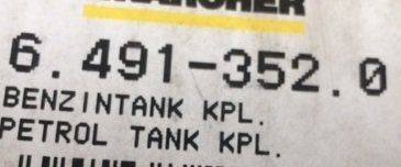 Kärcher Petrol Tank - Rezerves daļa - Tīrīšanas iekārta: foto 5 Kärcher Petrol Tank - Rezerves daļa - Tīrīšanas iekārta: foto 5