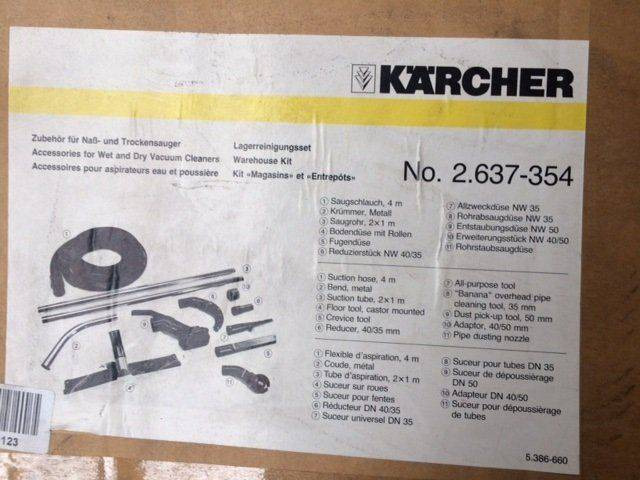 Kärcher Set of warehouse cleaning - Rezerves daļa - Tīrīšanas iekārta: foto 2 Kärcher Set of warehouse cleaning - Rezerves daļa - Tīrīšanas iekārta: foto 2