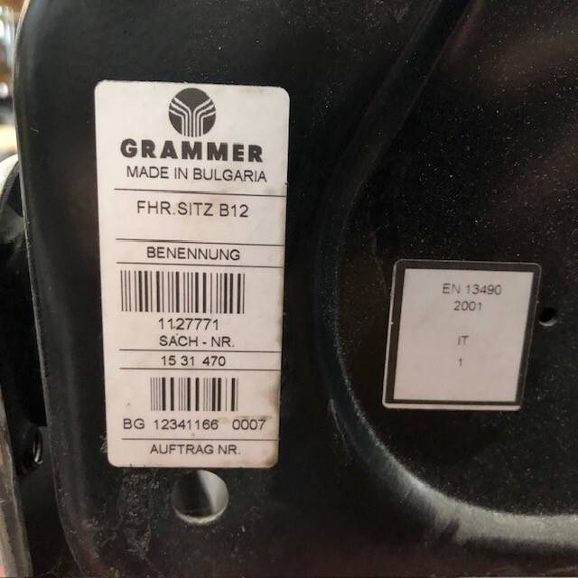 Sēdeklis - Iekraušanas tehnika Seat for Linde P60, Series 126: foto 7 Sēdeklis - Iekraušanas tehnika Seat for Linde P60, Series 126: foto 7