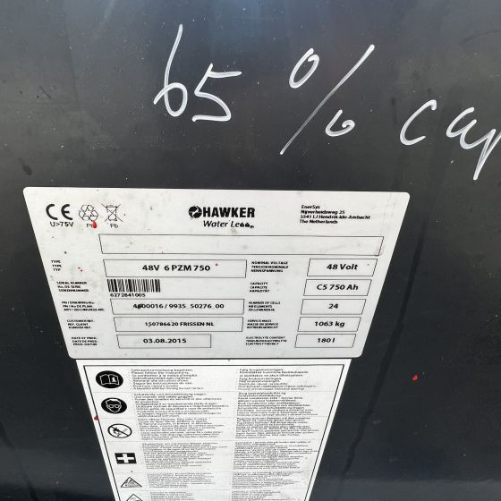 Elektroiekrāvējs Unicarriers EF18 (JAG1N1L18Q): foto 17
