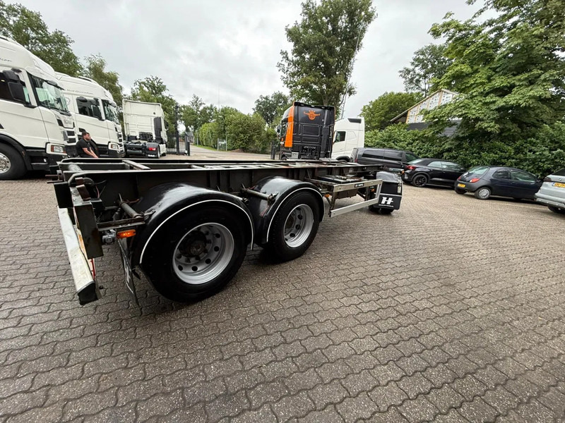 GS Meppel 28T Kiepende containeraanhangwagen! 640cm systeemlengte Centrale smering - Puspiekabe noņemamā virsbūve/ Konteineru vedējs: foto 3 GS Meppel 28T Kiepende containeraanhangwagen! 640cm systeemlengte Centrale smering - Puspiekabe noņemamā virsbūve/ Konteineru vedējs: foto 3