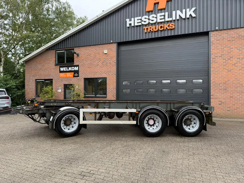 GS Meppel 28T Kiepende containeraanhangwagen! 640cm systeemlengte Centrale smering - Puspiekabe noņemamā virsbūve/ Konteineru vedējs: foto 5 GS Meppel 28T Kiepende containeraanhangwagen! 640cm systeemlengte Centrale smering - Puspiekabe noņemamā virsbūve/ Konteineru vedējs: foto 5