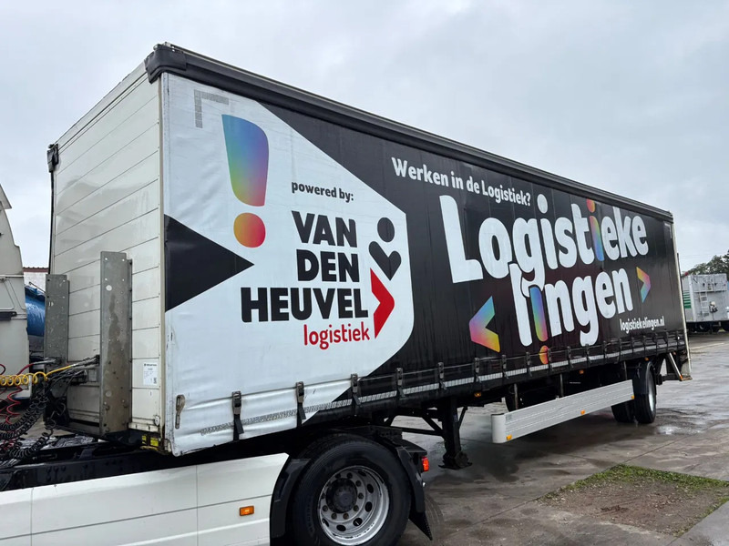 Groenewegen 11M City-trailer Stuuras Dhollandia Laadklep 2000KG APK/TUV 08-04-2026 - Tenta puspiekabe: foto 1 Groenewegen 11M City-trailer Stuuras Dhollandia Laadklep 2000KG APK/TUV 08-04-2026 - Tenta puspiekabe: foto 1