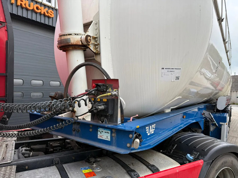 Puspiekabe cisterna LAG 0-3-TI 60.000 Kippsilo Only food use! 24V SELF Support Liftas: foto 5