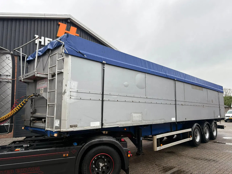 Van der Peet ASCA 55m3 Bandlosser/Bandwagen Aardappel Potatoe Kartoffln - Puspiekabe ar grīdas transportieri: foto 1 Van der Peet ASCA 55m3 Bandlosser/Bandwagen Aardappel Potatoe Kartoffln - Puspiekabe ar grīdas transportieri: foto 1