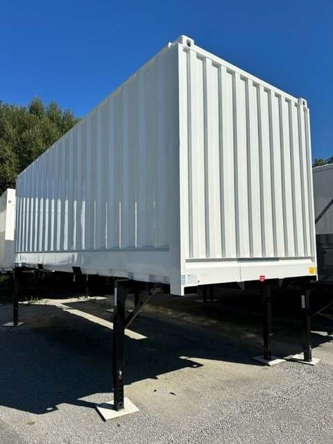 Krone Stahl-Wechselkoffer 7.45m BDF mit Portaltüren - Lack neu - Maināmā virsbūve - furgons: foto 5 Krone Stahl-Wechselkoffer 7.45m BDF mit Portaltüren - Lack neu - Maināmā virsbūve - furgons: foto 5