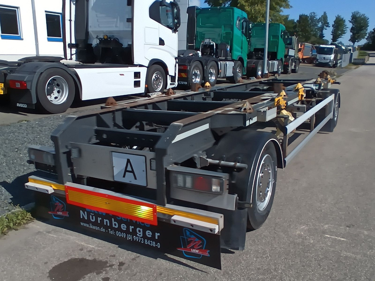Hüffermann 2-A VARIO-CARRIER VERZINKT SAFETYFIX Reifen/TÜV - Multilift/ Būvgružu konteinera piekabe: foto 5 Hüffermann 2-A VARIO-CARRIER VERZINKT SAFETYFIX Reifen/TÜV - Multilift/ Būvgružu konteinera piekabe: foto 5