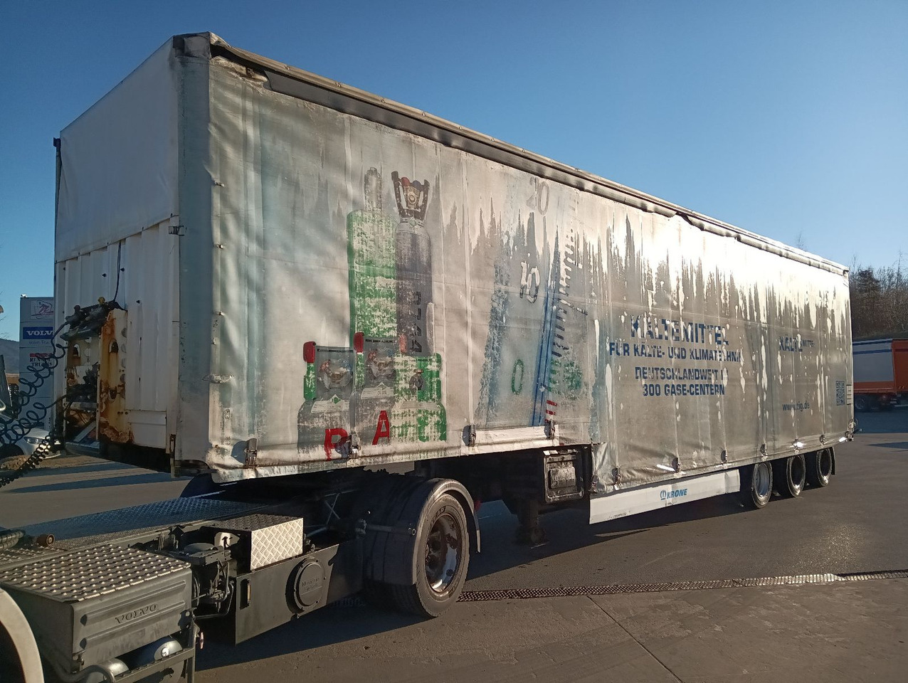 Krone SDP 27 12,2m JUMBO BPW 235/75R17,5 Reifen 90% - Puspiekabe zema profila platforma: foto 4 Krone SDP 27 12,2m JUMBO BPW 235/75R17,5 Reifen 90% - Puspiekabe zema profila platforma: foto 4