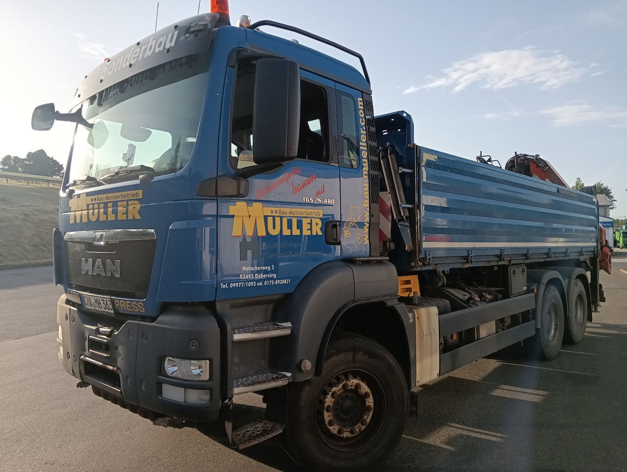 MAN TGS 26:480 6x4 EURO5 ATLAS 240.2E-A4 3-S-Kipper - Kravas automašīna pašizgāzējs, Kravas auto ar manipulatoru: foto 3 MAN TGS 26:480 6x4 EURO5 ATLAS 240.2E-A4 3-S-Kipper - Kravas automašīna pašizgāzējs, Kravas auto ar manipulatoru: foto 3