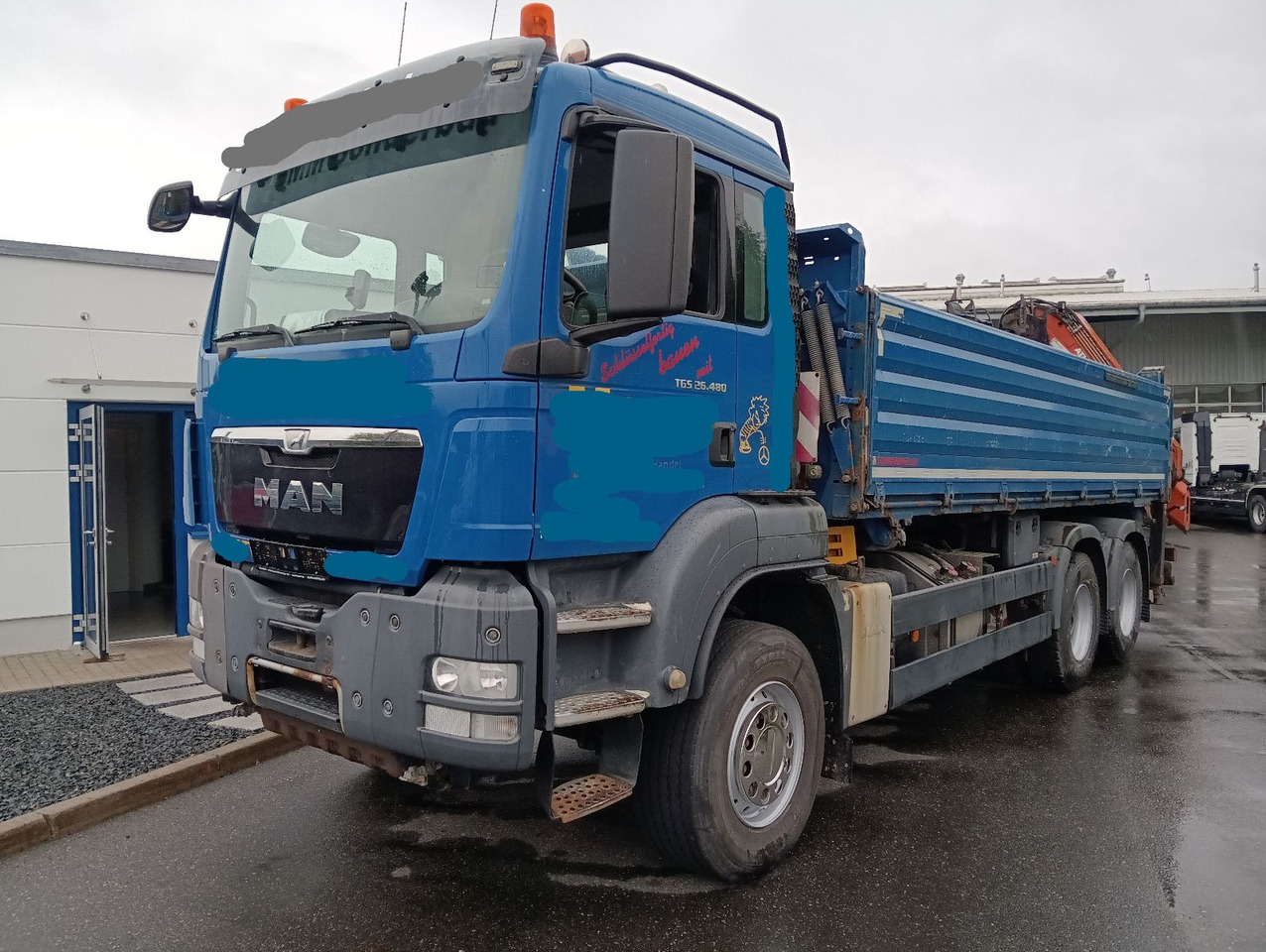 MAN TGS 26:480 6x4 EURO5 ATLAS 240.2E-A4 3-S-Kipper - Kravas automašīna pašizgāzējs, Kravas auto ar manipulatoru: foto 1 MAN TGS 26:480 6x4 EURO5 ATLAS 240.2E-A4 3-S-Kipper - Kravas automašīna pašizgāzējs, Kravas auto ar manipulatoru: foto 1