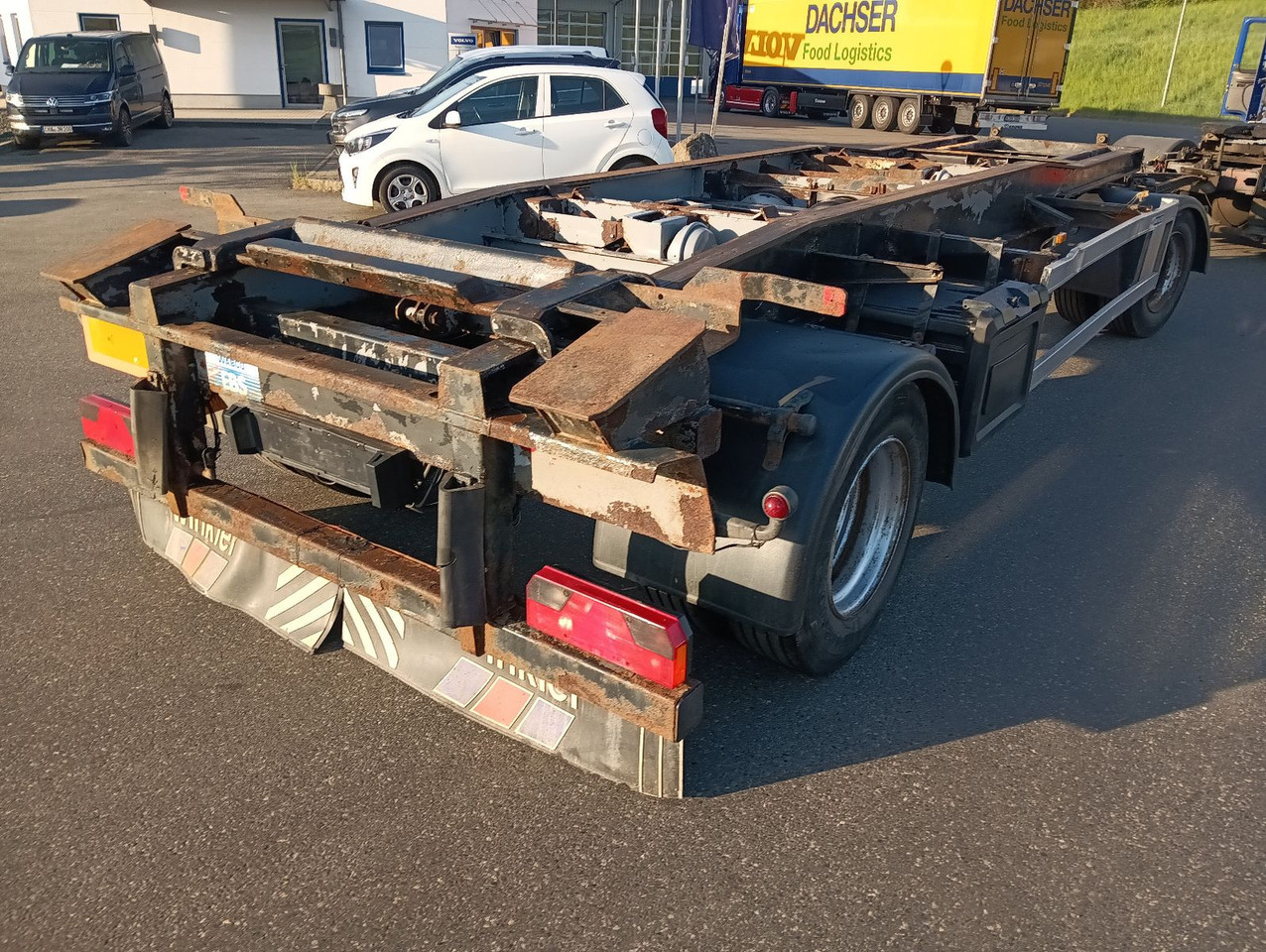 Multilift/ Būvgružu konteinera piekabe Meiller MEILLER HKM G18 SZL  SCHLITTEN BPW Trommel 3,38t: foto 9