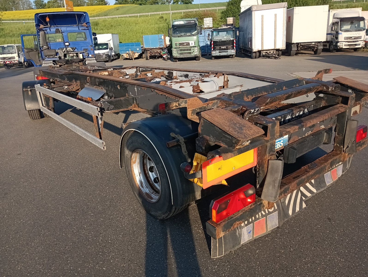 Multilift/ Būvgružu konteinera piekabe Meiller MEILLER HKM G18 SZL  SCHLITTEN BPW Trommel 3,38t: foto 17