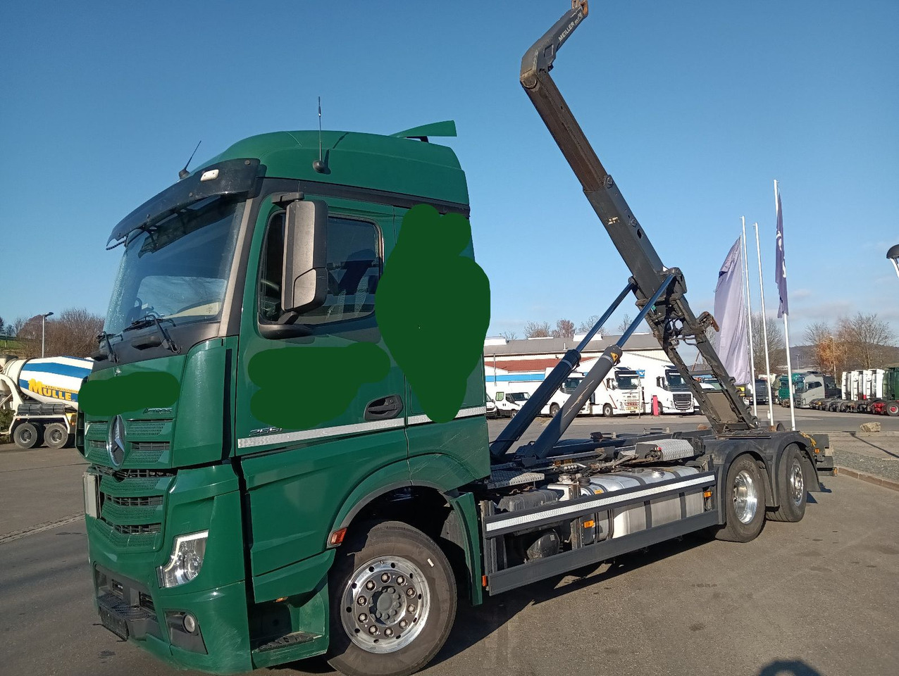 Mercedes-Benz ACTROS 2651 MP5 6x2 MEILLER RETARDER LENKACHS - Pacēlājs ar āķi: foto 1 Mercedes-Benz ACTROS 2651 MP5 6x2 MEILLER RETARDER LENKACHS - Pacēlājs ar āķi: foto 1
