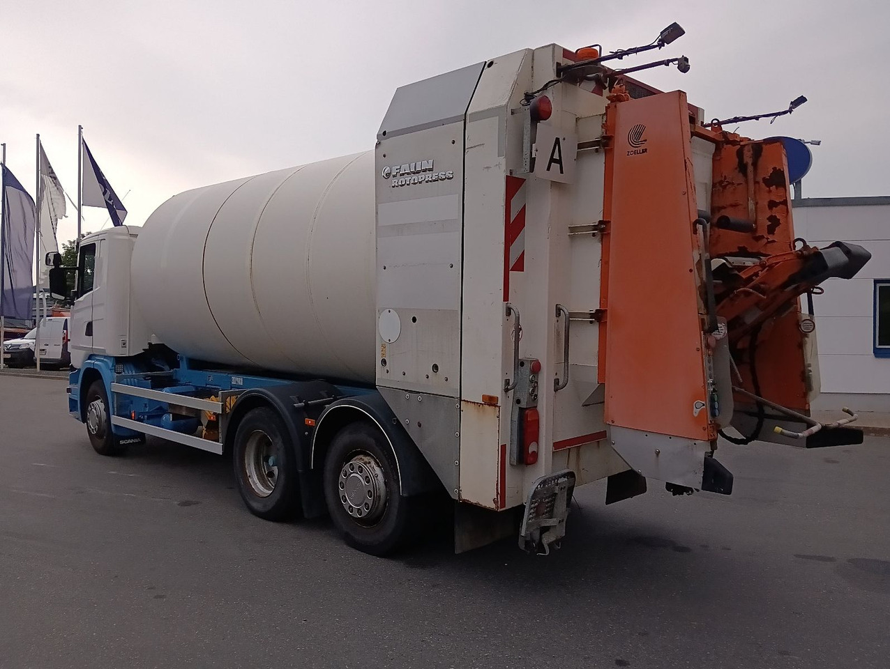 Atkritumu vedējs Scania G360 6x2 RETARDER FAUN ROTOPRESS 521L Zöller 230: foto 12