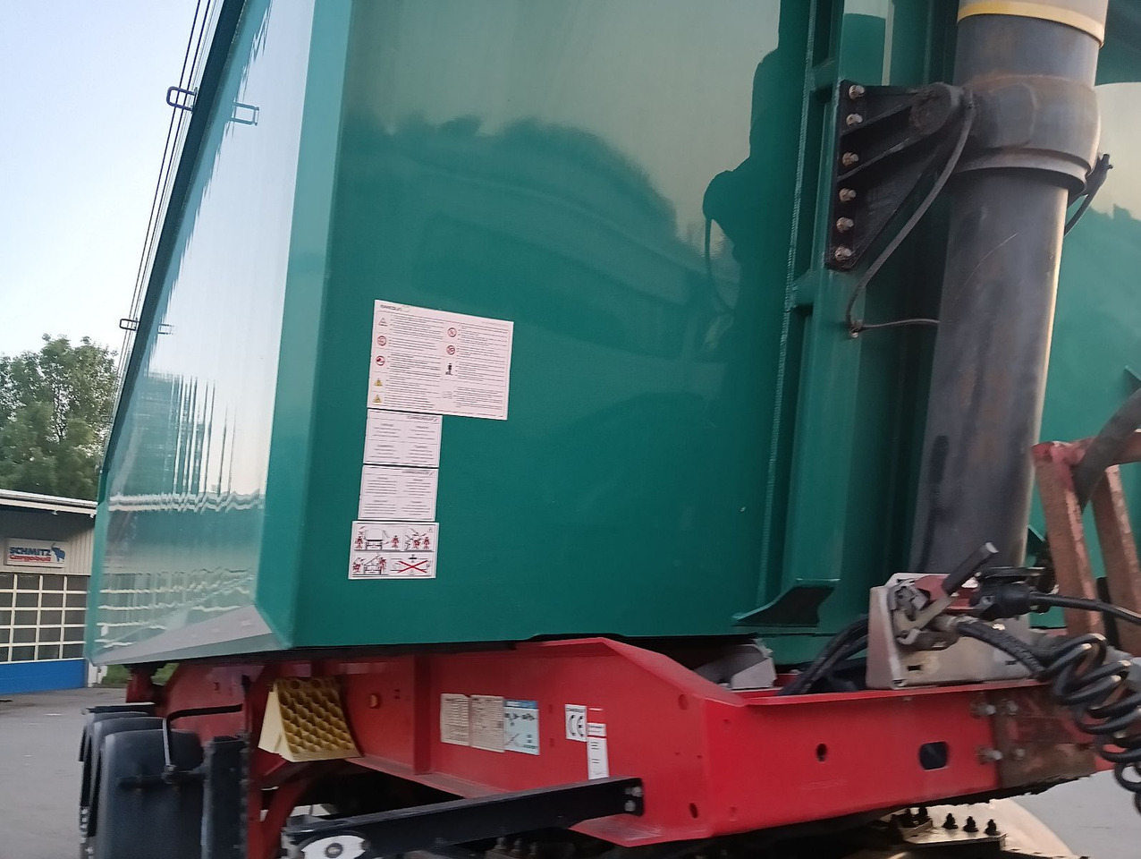 Puspiekabe pašizgāzējs Schwarzmüller 3-A Alumulde ALCOA 27m3 SAF Lift 5,4t el.Verdeck: foto 14