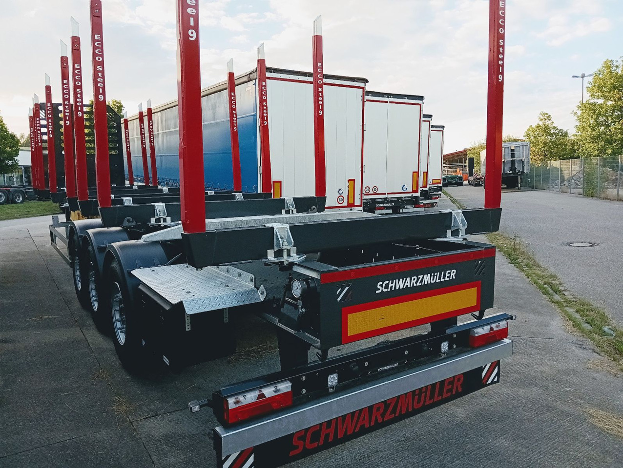 Schwarzmüller 3-A Rungensattel 8xRungSchemel 5800kg NEU sofort Schwarzmüller 3-A Rungensattel 8xRungSchemel 5800kg NEU sofort - Kokvedēja puspiekabe: foto 5 Schwarzmüller 3-A Rungensattel 8xRungSchemel 5800kg NEU sofort Schwarzmüller 3-A Rungensattel 8xRungSchemel 5800kg NEU sofort - Kokvedēja puspiekabe: foto 5