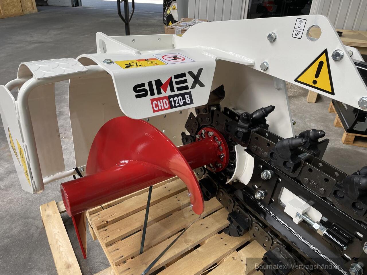 Simex CHD 120B für 1,2m Tiefe/ 150mm Breite - Tranšeju racējs: foto 2 Simex CHD 120B für 1,2m Tiefe/ 150mm Breite - Tranšeju racējs: foto 2