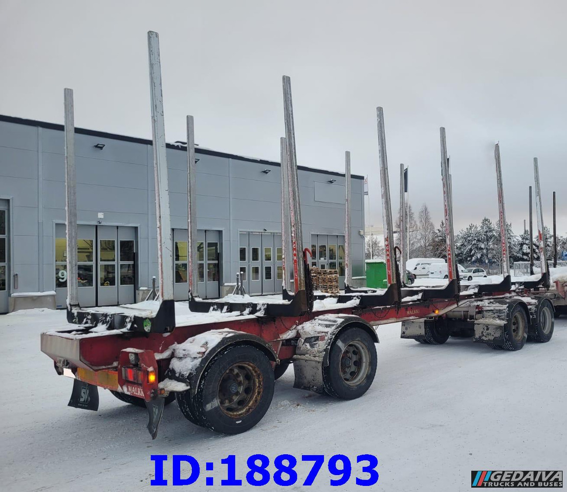 MALKKI RJ4-10200 - 4 Axles - Kokvedēja piekabe: foto 2 MALKKI RJ4-10200 - 4 Axles - Kokvedēja piekabe: foto 2