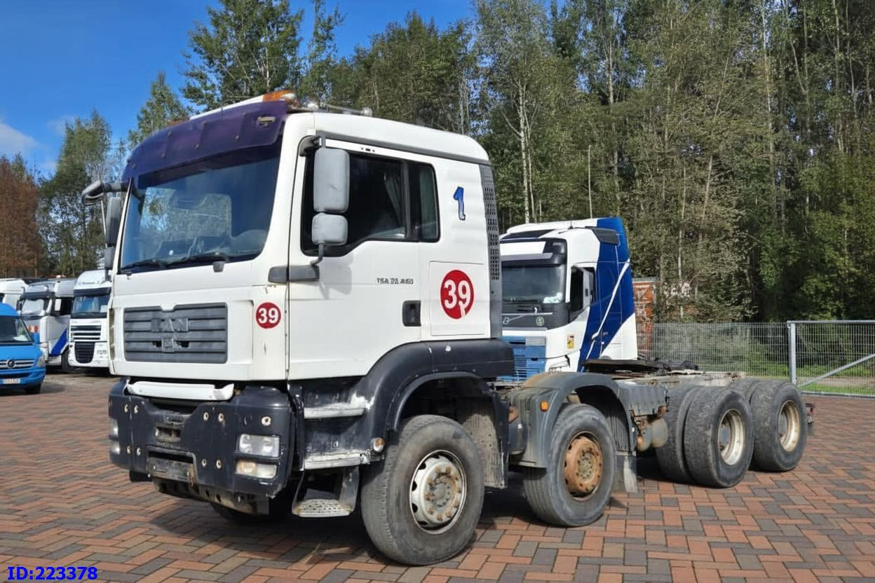 MAN TGA 35.480 8X4 - Full steel - Manual - Šasija kravas automašīna: foto 1 MAN TGA 35.480 8X4 - Full steel - Manual - Šasija kravas automašīna: foto 1