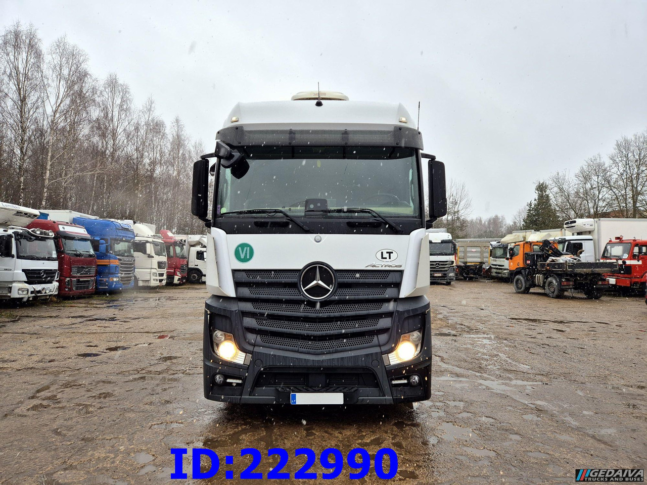 MERCEDES-BENZ Actros 2542 6x2 Euro6 + Wielton trailer - Kravas automašīna ar tentu: foto 2 MERCEDES-BENZ Actros 2542 6x2 Euro6 + Wielton trailer - Kravas automašīna ar tentu: foto 2