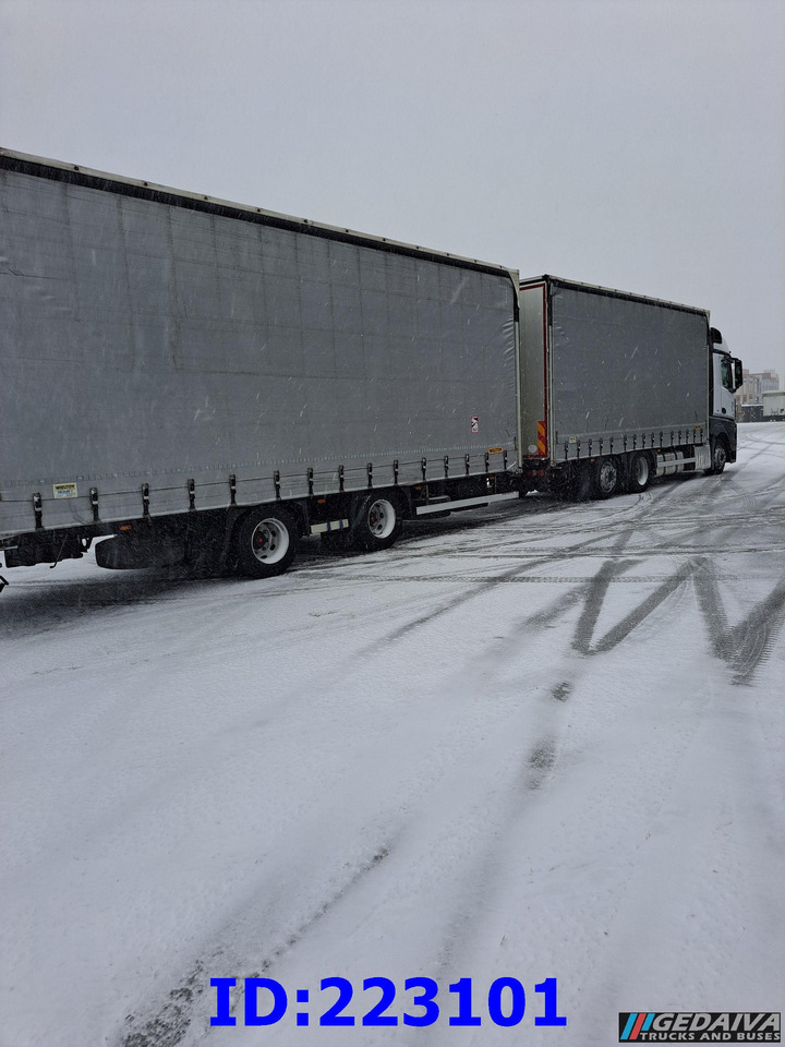 MERCEDES-BENZ Actros 2542 6x2 Euro6 + trailer - Kravas automašīna ar tentu: foto 5 MERCEDES-BENZ Actros 2542 6x2 Euro6 + trailer - Kravas automašīna ar tentu: foto 5