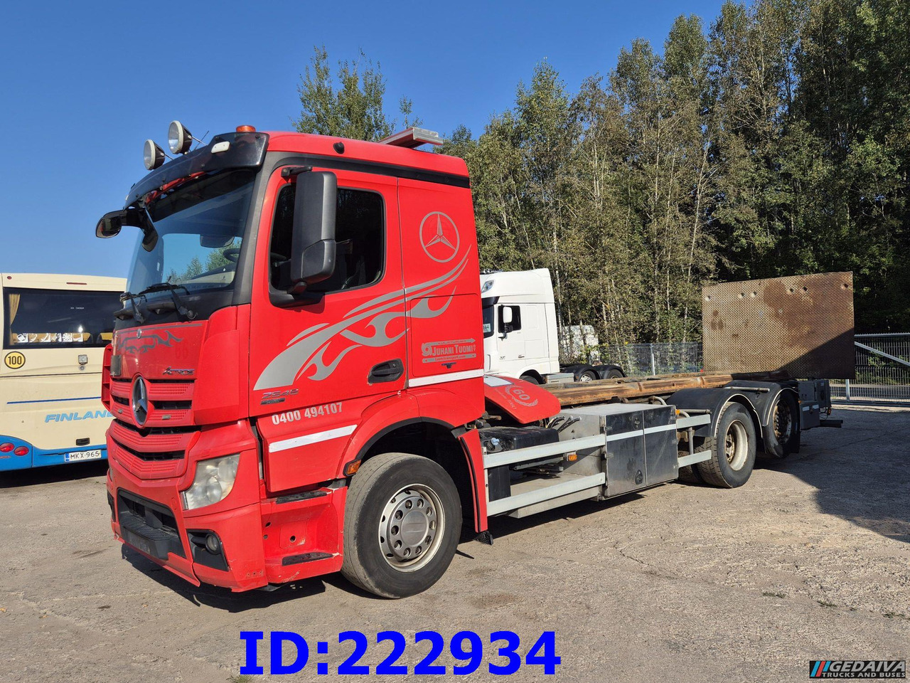 MERCEDES-BENZ Actros 2545 6x2 Euro5 - Šasija kravas automašīna: foto 1 MERCEDES-BENZ Actros 2545 6x2 Euro5 - Šasija kravas automašīna: foto 1