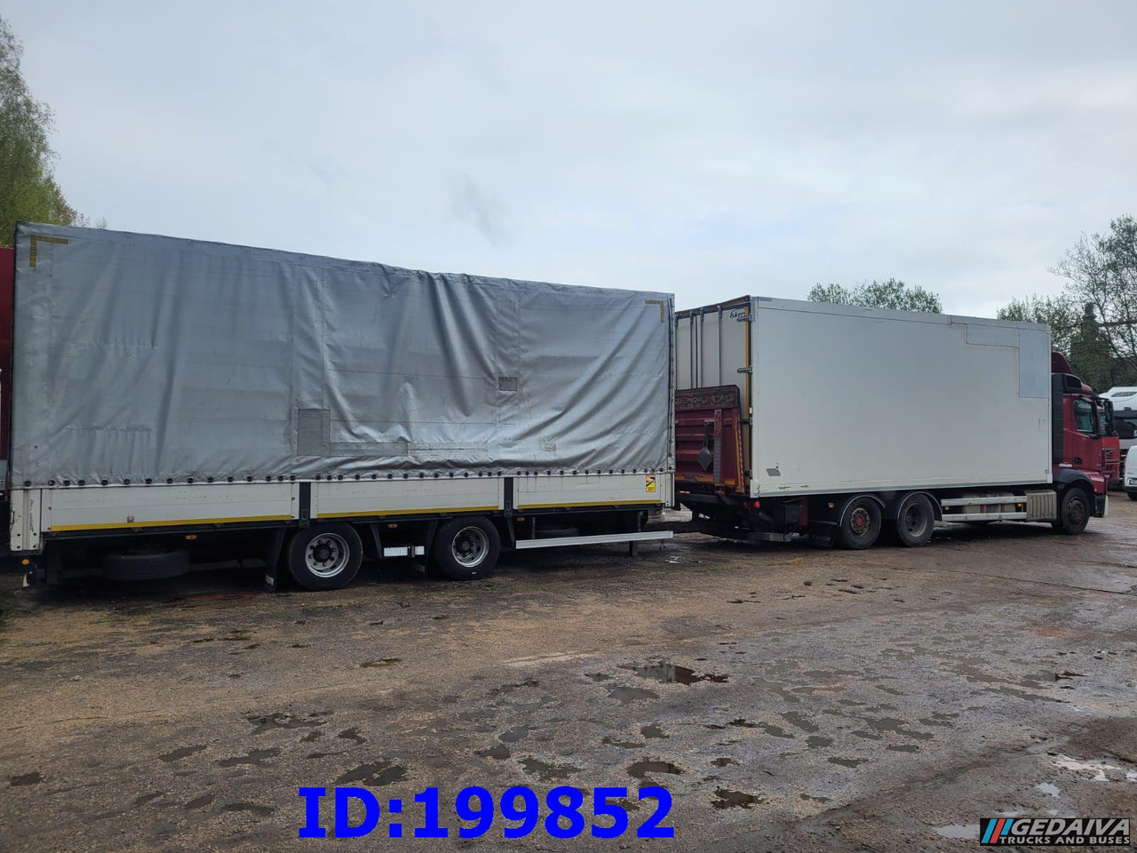 MERCEDES-BENZ Actros 2551 6x2 Euro5 + tilt trailer - Kravas automašīna ar slēgto virsbūvi: foto 4 MERCEDES-BENZ Actros 2551 6x2 Euro5 + tilt trailer - Kravas automašīna ar slēgto virsbūvi: foto 4
