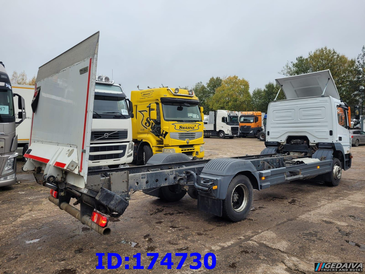MERCEDES-BENZ Atego 1218 - Euro6 - Manual - Full Steel - Šasija kravas automašīna: foto 5 MERCEDES-BENZ Atego 1218 - Euro6 - Manual - Full Steel - Šasija kravas automašīna: foto 5