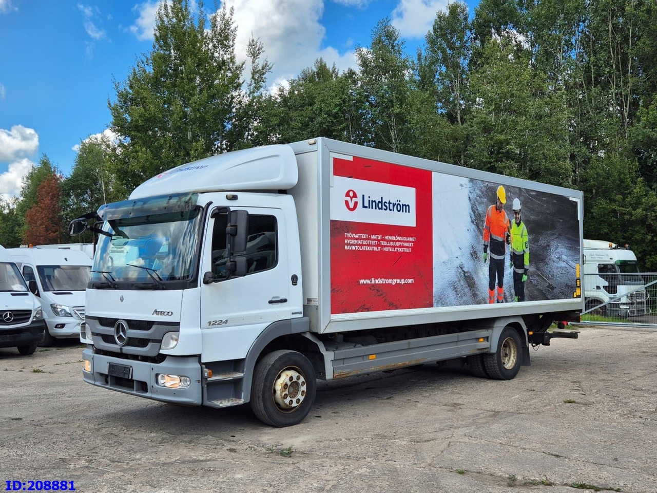 MERCEDES-BENZ Atego 1224 - Kravas automašīna ar slēgto virsbūvi: foto 1 MERCEDES-BENZ Atego 1224 - Kravas automašīna ar slēgto virsbūvi: foto 1