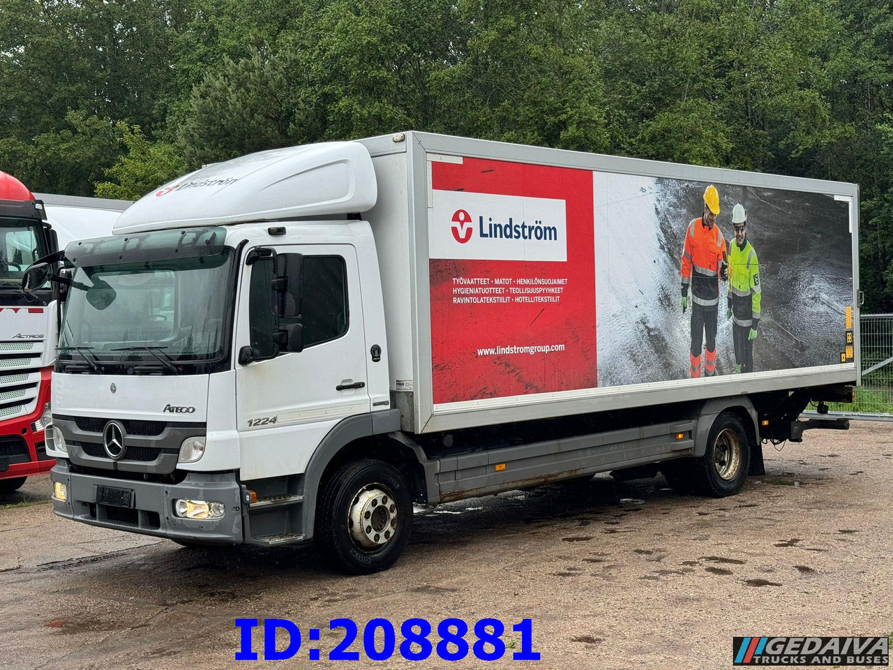 MERCEDES-BENZ Atego 1224 - Kravas automašīna ar slēgto virsbūvi: foto 1 MERCEDES-BENZ Atego 1224 - Kravas automašīna ar slēgto virsbūvi: foto 1