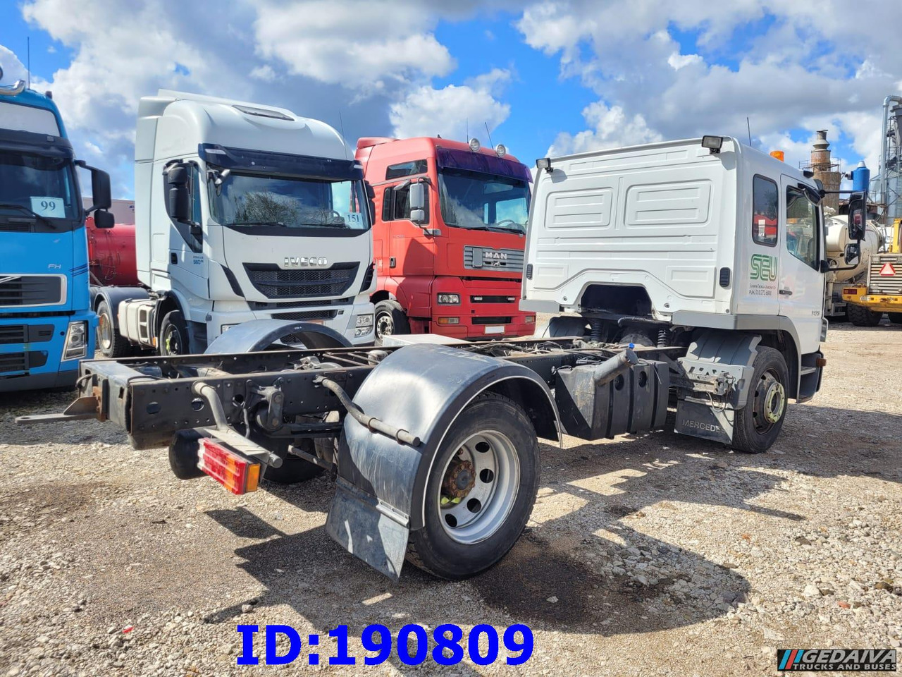 MERCEDES-BENZ Atego 1425 - Šasija kravas automašīna: foto 5 MERCEDES-BENZ Atego 1425 - Šasija kravas automašīna: foto 5