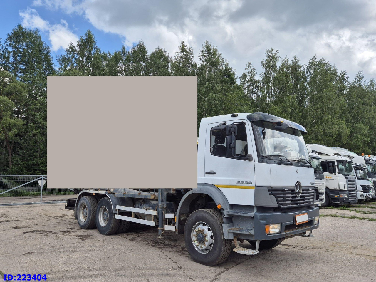 MERCEDES-BENZ Atego 2628 6x4 Full steel - Šasija kravas automašīna: foto 4 MERCEDES-BENZ Atego 2628 6x4 Full steel - Šasija kravas automašīna: foto 4