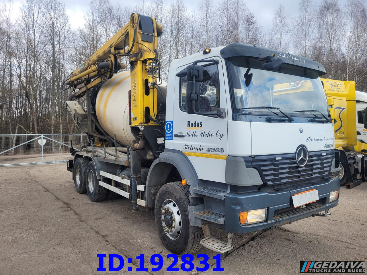 MERCEDES-BENZ Atego 2628 6x4 Schwing 17m 9m3 - Betona sūknis: foto 1 MERCEDES-BENZ Atego 2628 6x4 Schwing 17m 9m3 - Betona sūknis: foto 1