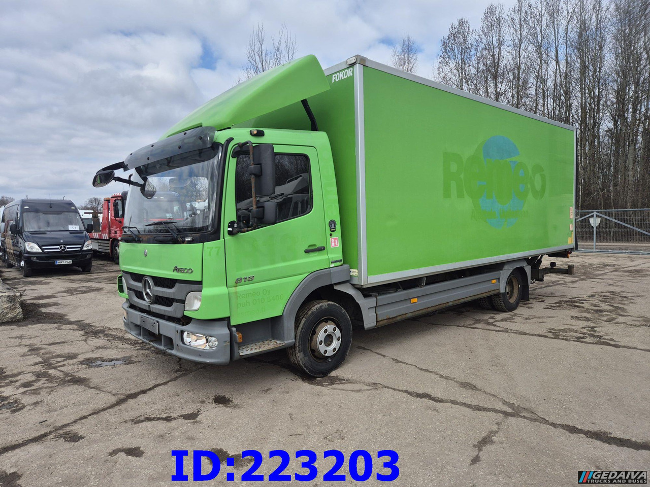 MERCEDES-BENZ Atego 818 4x2 Euro5 Manual - Kravas automašīna ar slēgto virsbūvi: foto 1 MERCEDES-BENZ Atego 818 4x2 Euro5 Manual - Kravas automašīna ar slēgto virsbūvi: foto 1