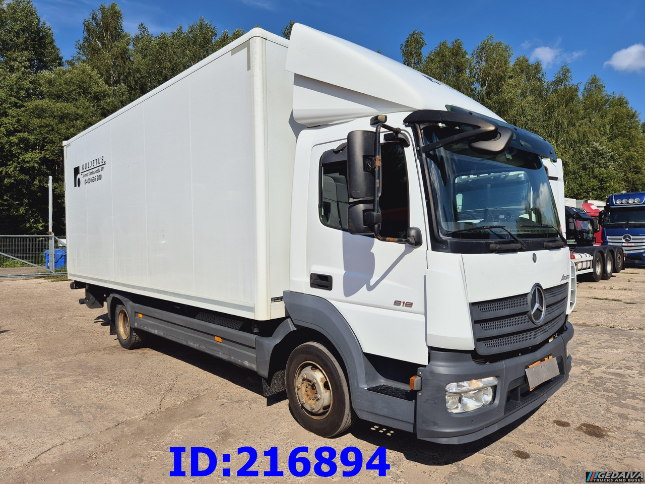 MERCEDES-BENZ Atego 818 Euro6 - Izometriskais kravas automašīna: foto 3 MERCEDES-BENZ Atego 818 Euro6 - Izometriskais kravas automašīna: foto 3