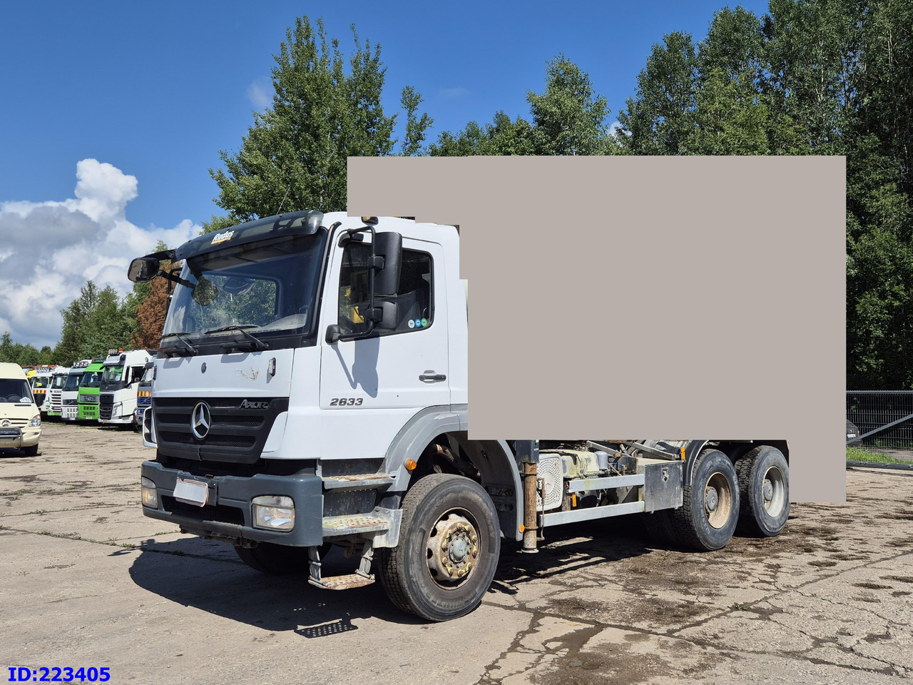 MERCEDES-BENZ Axor 2633 6x4 Full steel - Šasija kravas automašīna: foto 1 MERCEDES-BENZ Axor 2633 6x4 Full steel - Šasija kravas automašīna: foto 1
