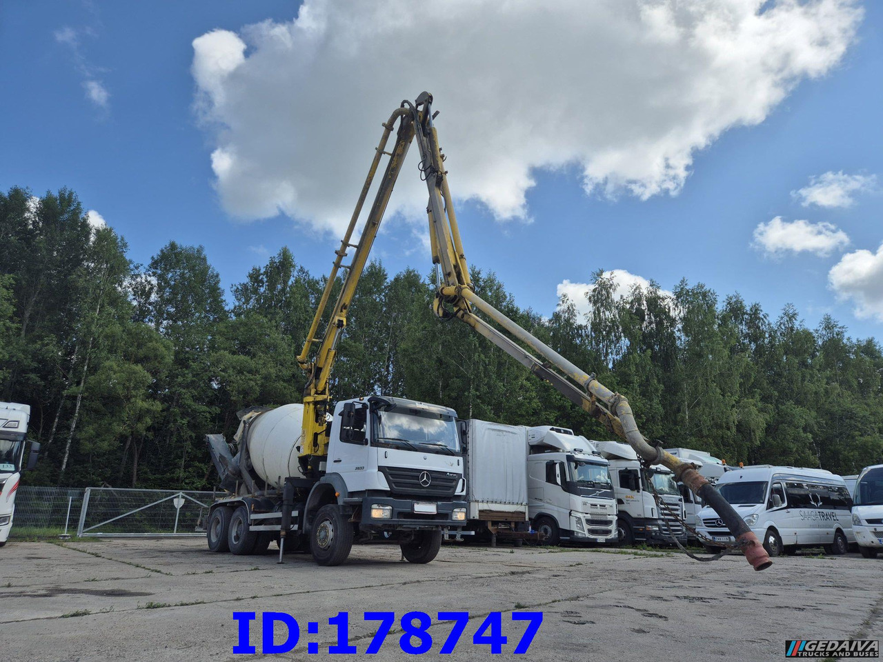 MERCEDES-BENZ Axor 2633 6x4 Schwing 750 - Betona sūknis: foto 4 MERCEDES-BENZ Axor 2633 6x4 Schwing 750 - Betona sūknis: foto 4