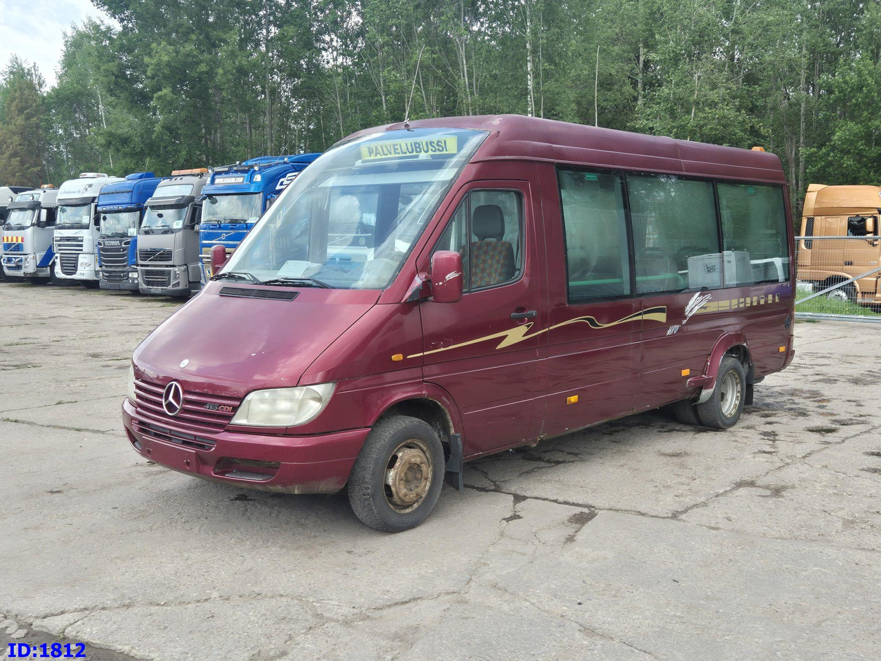MERCEDES-BENZ Sprinter 413 - 17 Place - Mikroautobuss, Pasažieru furgons: foto 4 MERCEDES-BENZ Sprinter 413 - 17 Place - Mikroautobuss, Pasažieru furgons: foto 4