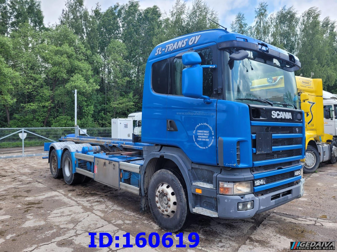 SCANIA 124 420 6x2 Manual Retarder - Šasija kravas automašīna: foto 4 SCANIA 124 420 6x2 Manual Retarder - Šasija kravas automašīna: foto 4