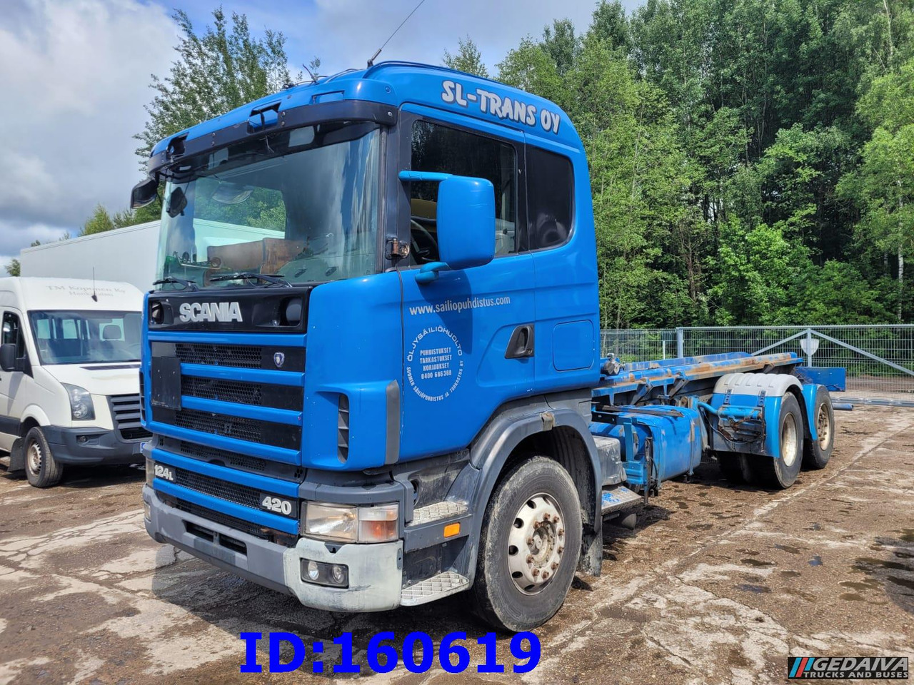 SCANIA 124 420 6x2 Manual Retarder - Šasija kravas automašīna: foto 1 SCANIA 124 420 6x2 Manual Retarder - Šasija kravas automašīna: foto 1