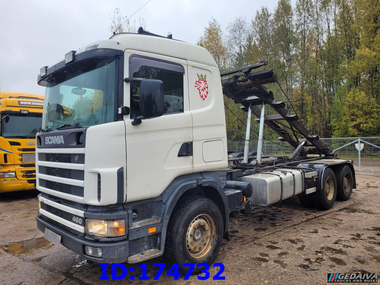 SCANIA 144 - 6x4 - Full Steel - Big Axles - 3 Pedals - Kravas automašīna - kabeļu sistēma: foto 1 SCANIA 144 - 6x4 - Full Steel - Big Axles - 3 Pedals - Kravas automašīna - kabeļu sistēma: foto 1