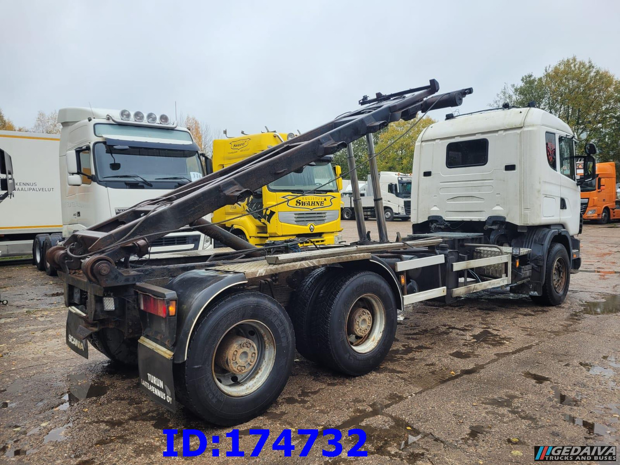 SCANIA 144 - 6x4 - Full Steel - Big Axles - 3 Pedals - Kravas automašīna - kabeļu sistēma: foto 5 SCANIA 144 - 6x4 - Full Steel - Big Axles - 3 Pedals - Kravas automašīna - kabeļu sistēma: foto 5