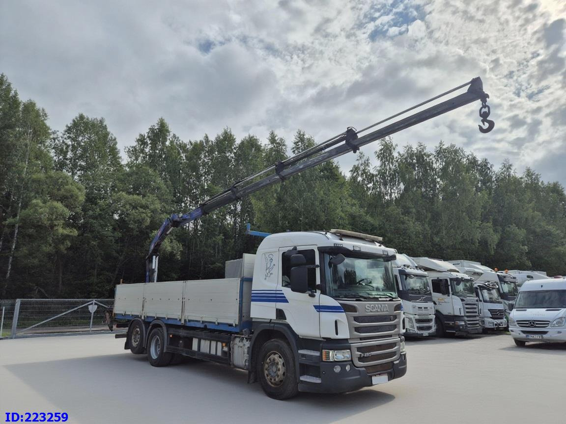 SCANIA P450 6x2 Steering axle Euro6 + PM 13.5SP - Bortu kravas automašīna/ Platforma: foto 1 SCANIA P450 6x2 Steering axle Euro6 + PM 13.5SP - Bortu kravas automašīna/ Platforma: foto 1