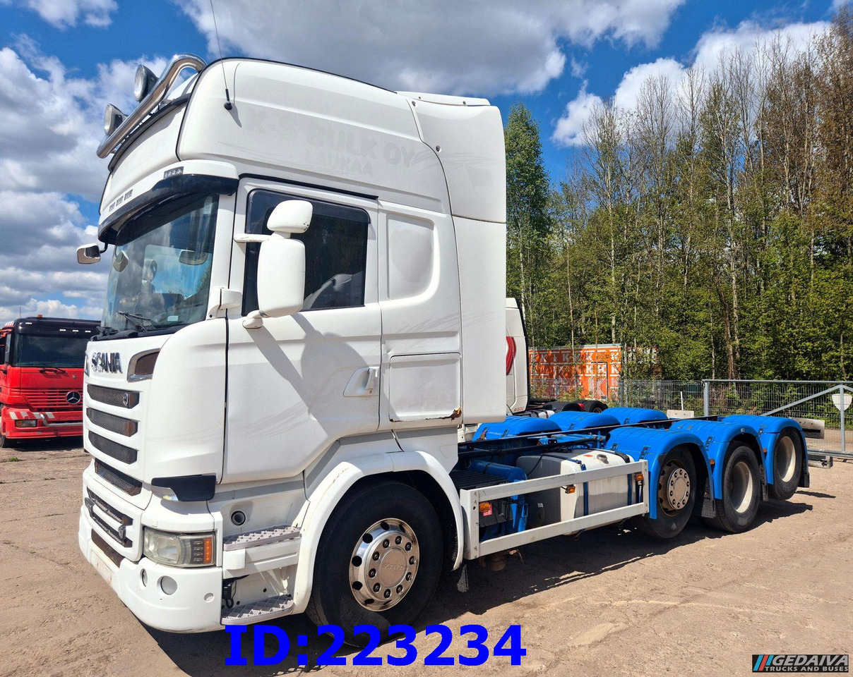 SCANIA R580 8X2 - Steering axle - Euro6 - Šasija kravas automašīna: foto 1 SCANIA R580 8X2 - Steering axle - Euro6 - Šasija kravas automašīna: foto 1