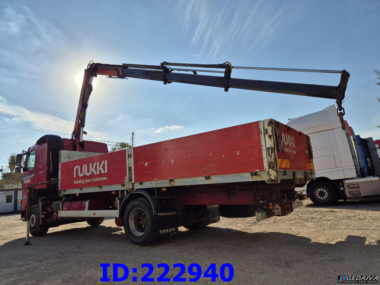Bortu kravas automašīna/ Platforma VOLVO FH12 420HP + Crane Palfinger PK9501: foto 7