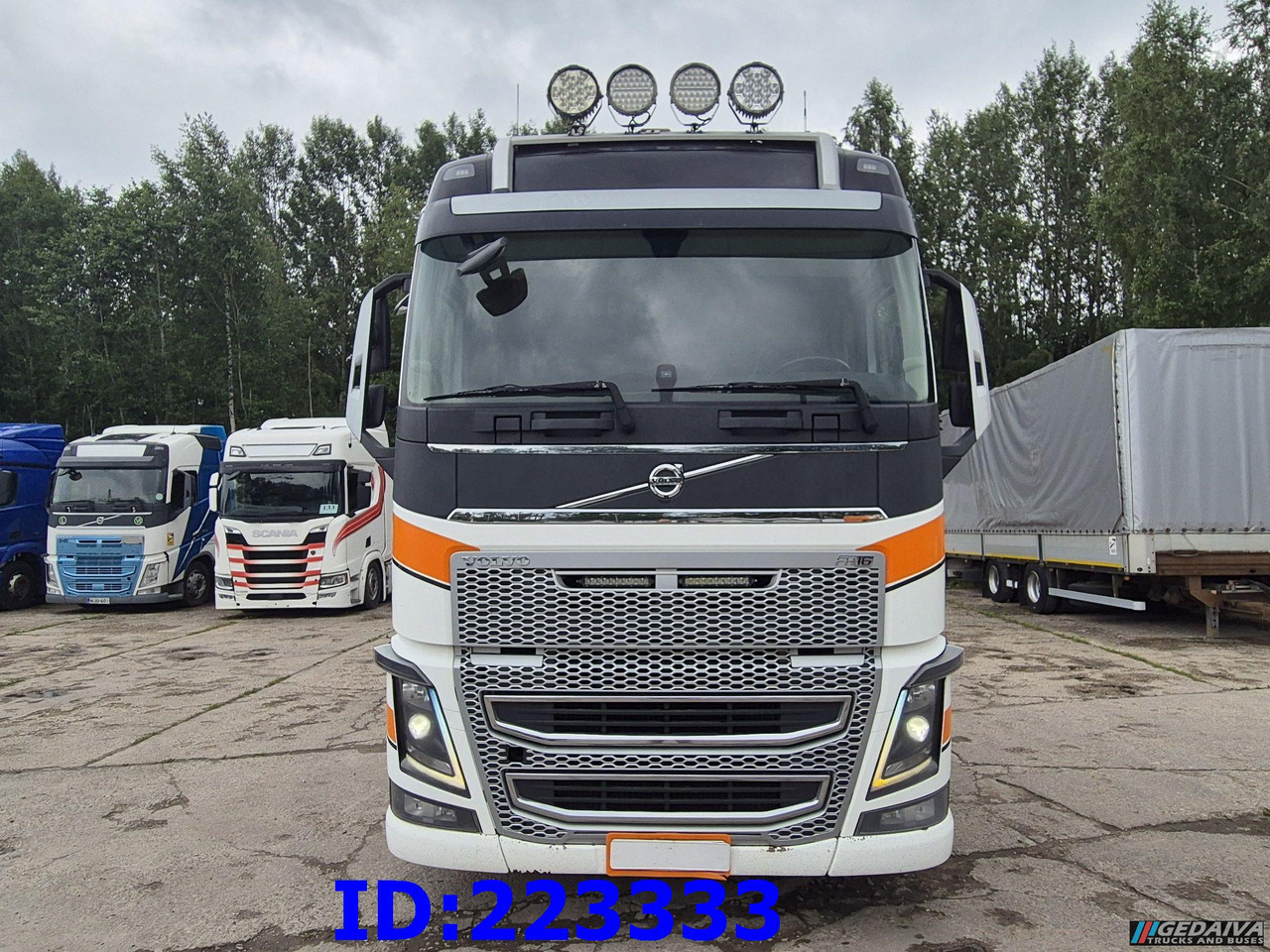 VOLVO FH16 650HP 8X4 (Steering axle) - Šasija kravas automašīna: foto 2 VOLVO FH16 650HP 8X4 (Steering axle) - Šasija kravas automašīna: foto 2