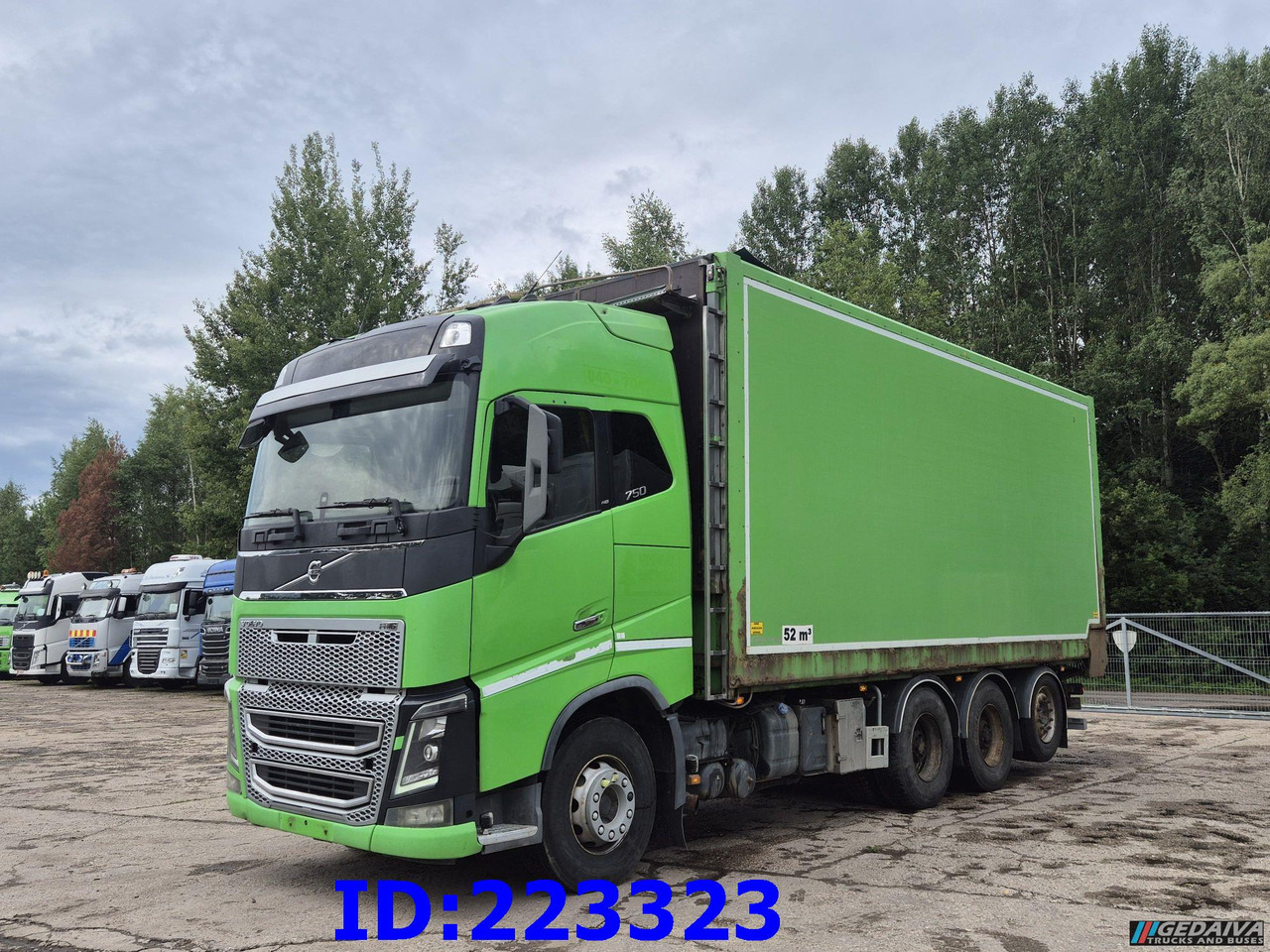VOLVO FH16 750HP - 8x4 -Big Axles - Kravas automašīna ar slēgto virsbūvi: foto 1 VOLVO FH16 750HP - 8x4 -Big Axles - Kravas automašīna ar slēgto virsbūvi: foto 1