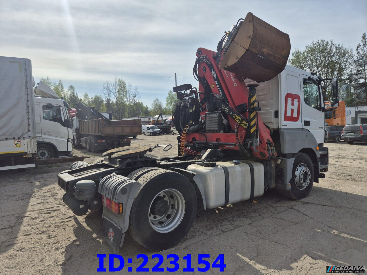 MERCEDES-BENZ Axor 1840 + Crane Epsilon Palfinger 0150Z - Vilcējs: foto 5 MERCEDES-BENZ Axor 1840 + Crane Epsilon Palfinger 0150Z - Vilcējs: foto 5