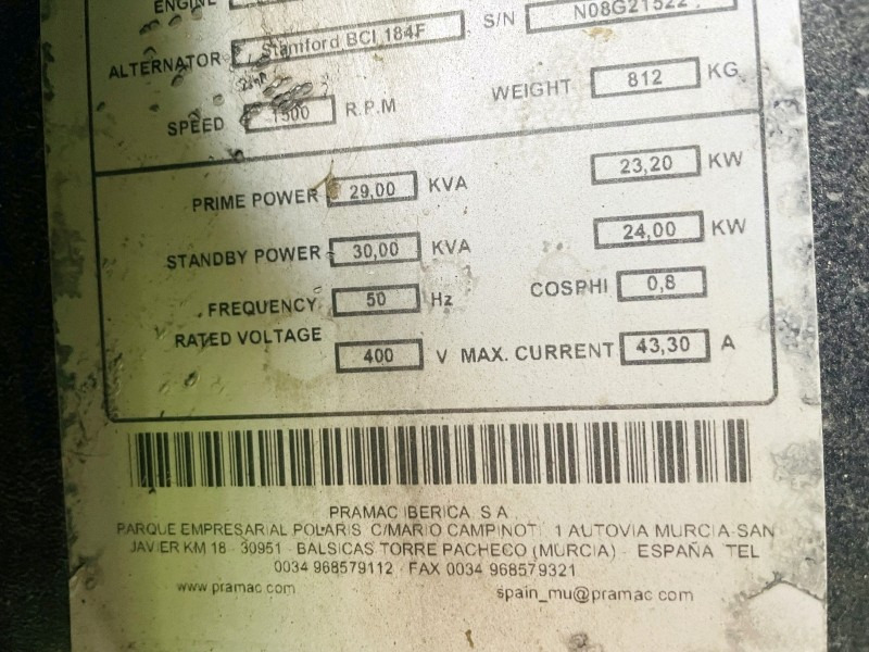 Pramac GSL30 (3871) - Elektroģenerators: foto 4 Pramac GSL30 (3871) - Elektroģenerators: foto 4