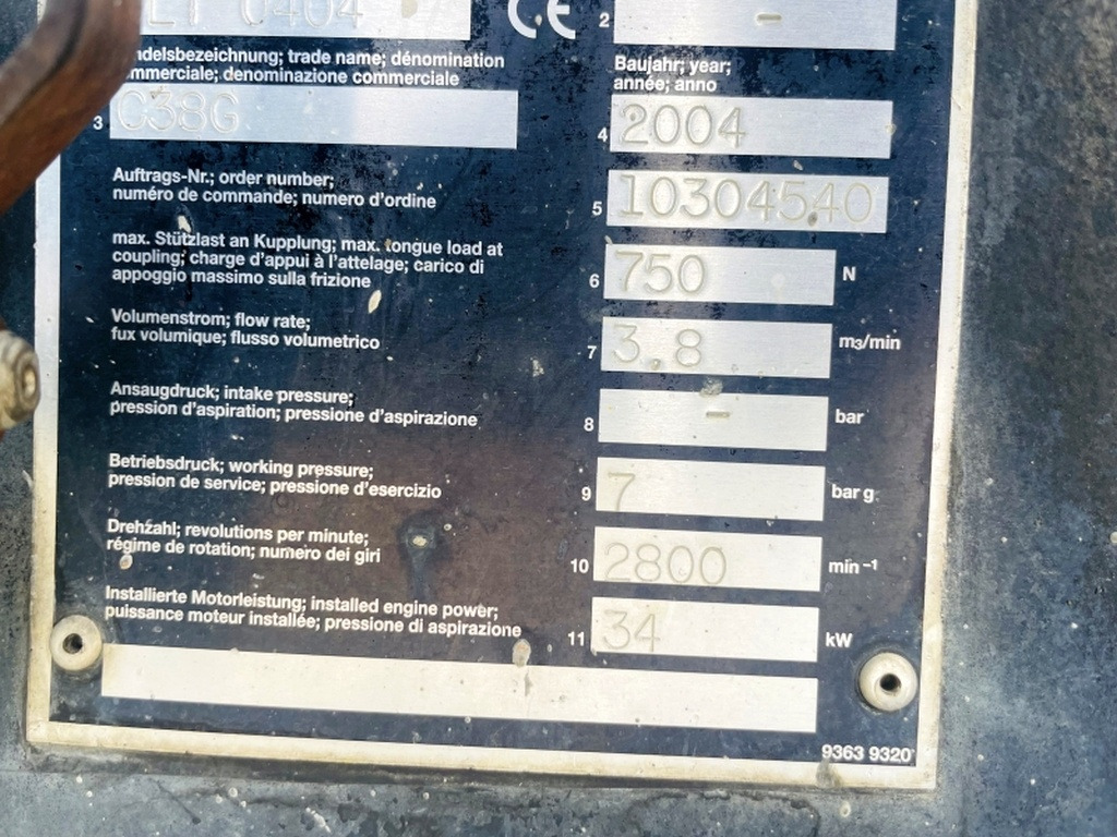 Vergleich C38G (3960) - Gaisa kompresors: foto 4 Vergleich C38G (3960) - Gaisa kompresors: foto 4